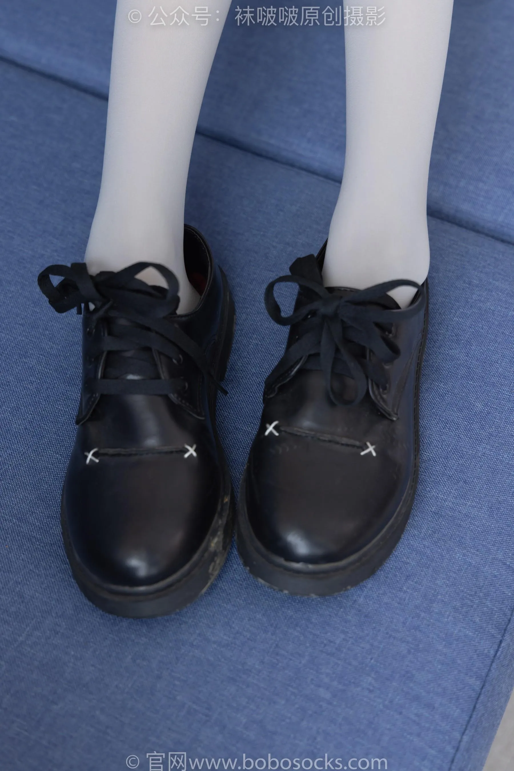 [BoBoSocks袜啵啵]NO.213 稚予-黑皮鞋、厚灰丝 [87P]插图2